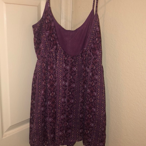 Purple cami dress with open back - Picture 2 of 3